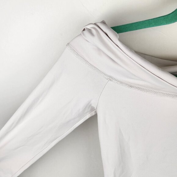 Aritzia Contour Deco Off-Shoulder Long Sleeve Bodysuit sz S - Picture 5 of 12